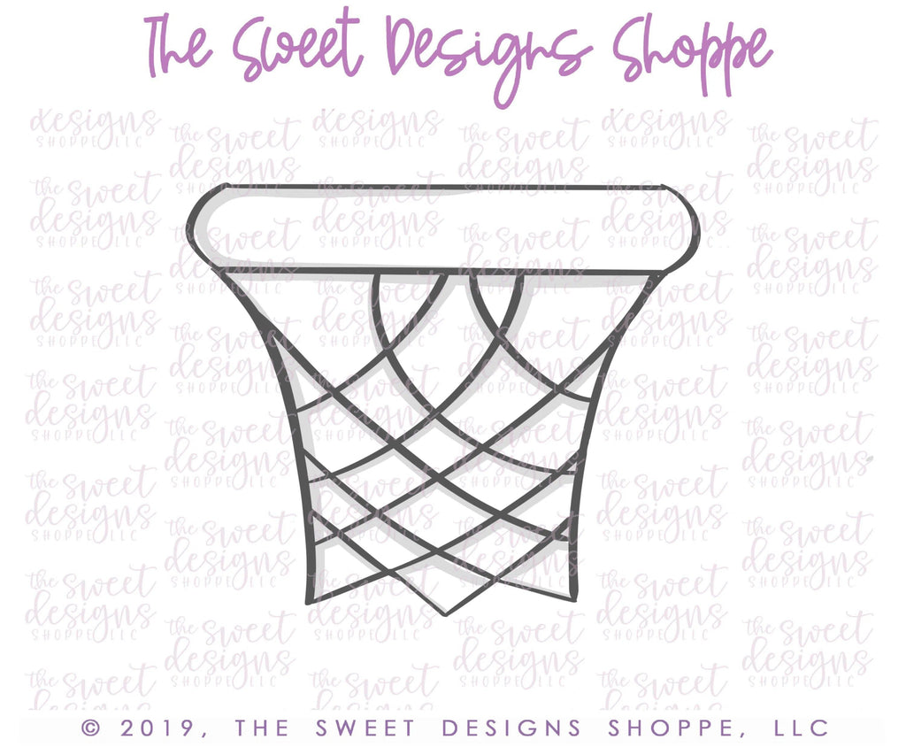 Cookie Cutters - Basketball Hoop - Cookie Cutter - The Sweet Designs Shoppe - - ALL, Cookie Cutter, dad, Father, Fathers Day, grandfather, hoop, mother, Mothers Day, Promocode, rim, sport, sports