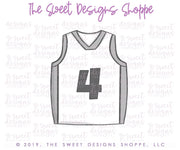 Cookie Cutters - Basketball Jersey - Cookie Cutter - The Sweet Designs Shoppe - TSDS - - ALL,Clothing / Accessories,Cookie Cutter,dad,fan,Father,Fathers Day,grandfather,mother,Mothers Day,Promocode,sport,sports,STL