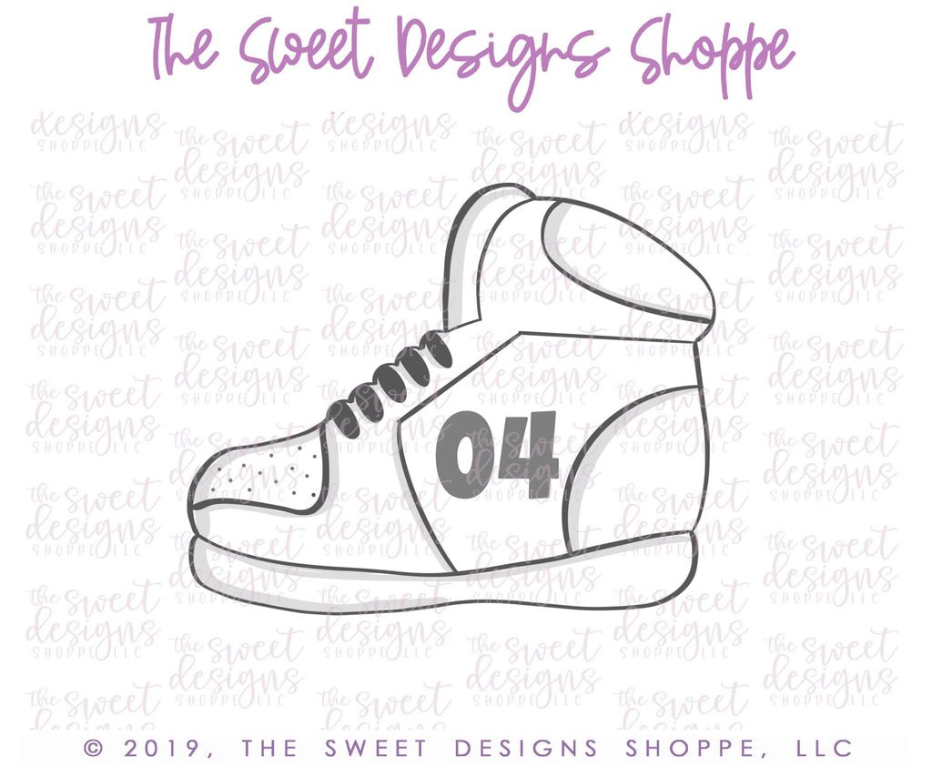 Cookie Cutters - Basketball Tennis Shoes - Cookie Cutter - The Sweet Designs Shoppe - TSDS - - ALL,Cookie Cutter,dad,Father,Fathers Day,grandfather,mother,Mothers Day,Promocode,sport,sports,STL