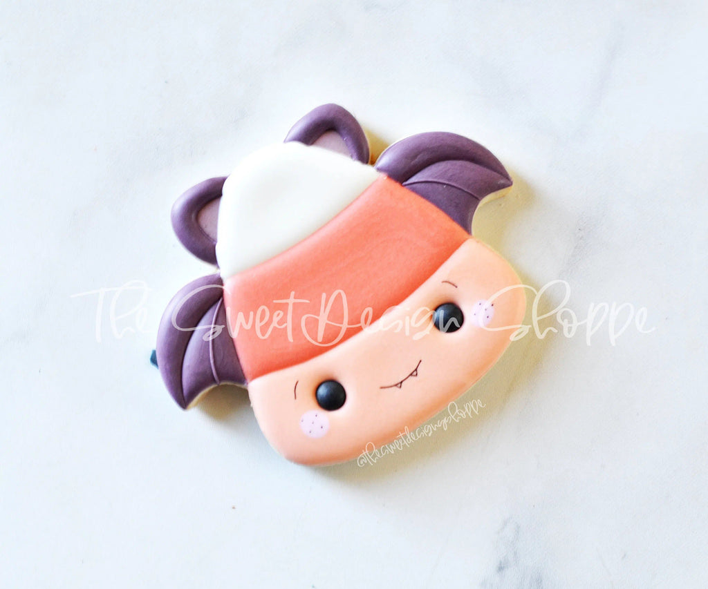 Cookie Cutters - Bat Candy Corn - Cookie Cutter - The Sweet Designs Shoppe - TSDS - - ALL,Animal,Animals,bat,Candy corn,Cookie Cutter,Fall / Halloween,Food,Food & Beverages,Halloween,Promocode,Sweets,trick or treat