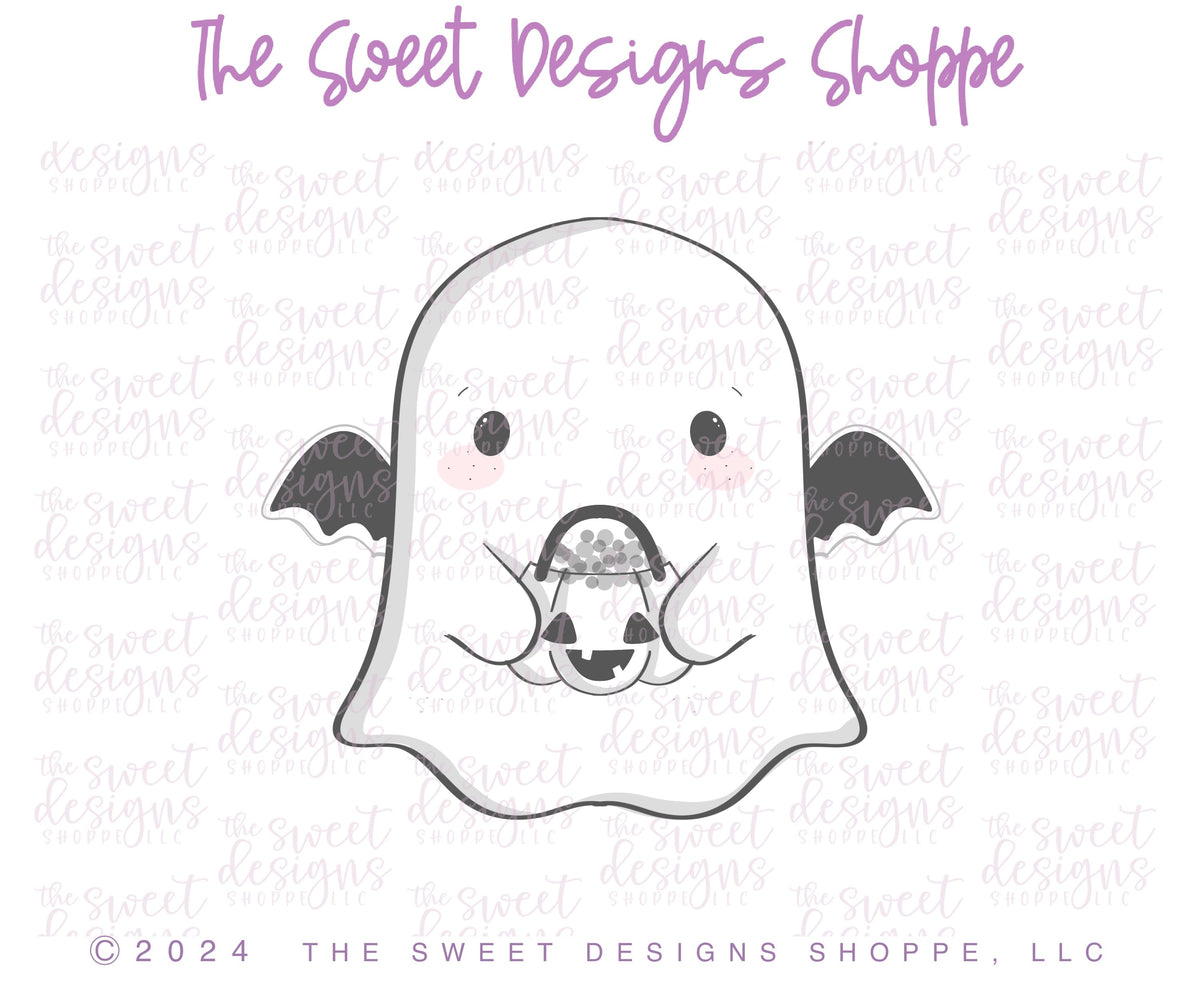Cookie Cutters - Bat Ghost - Cookie Cutter - The Sweet Designs Shoppe - TSDS - - ALL,Cookie Cutter,halloween,Promocode,STL