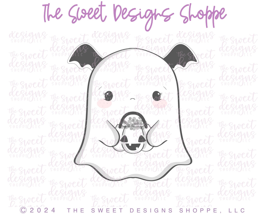 Cookie Cutters - Bat Girly Ghost - Cookie Cutter - The Sweet Designs Shoppe - - ALL, Cookie Cutter, halloween, new, Promocode