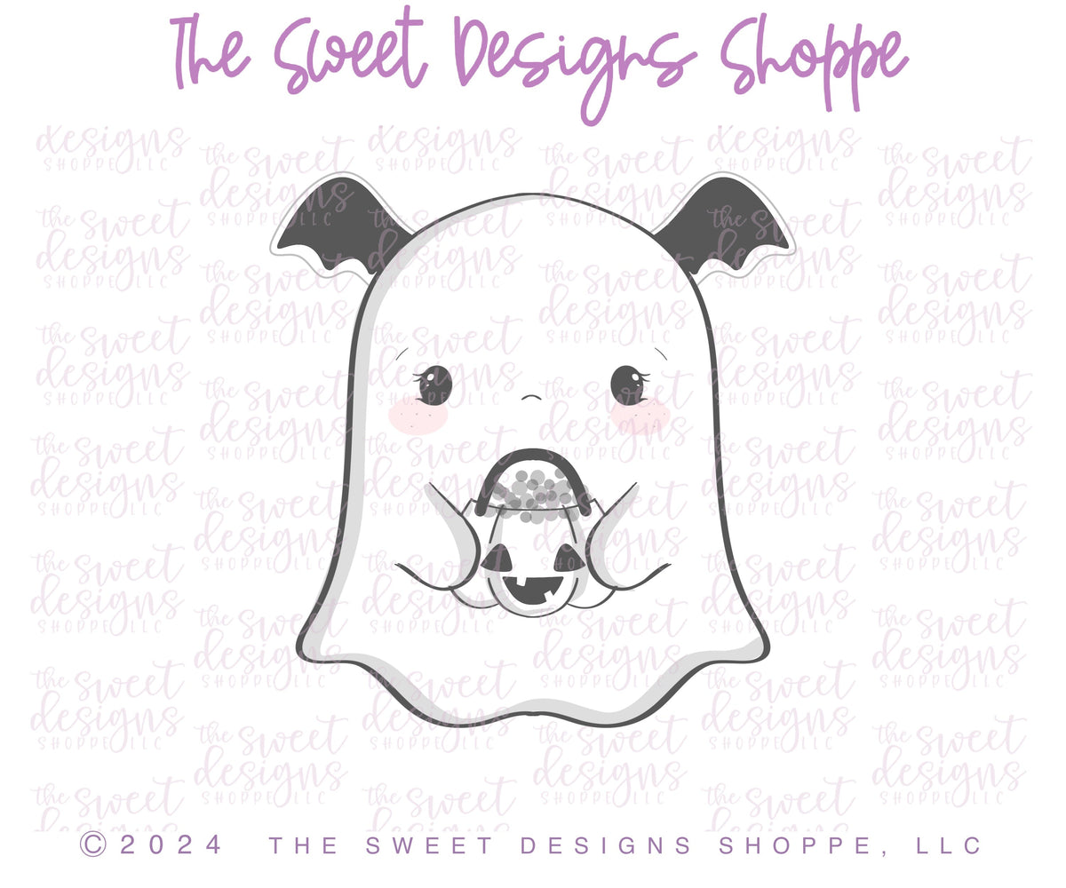 Cookie Cutters - Bat Girly Ghost - Cookie Cutter - The Sweet Designs Shoppe - TSDS - - ALL,Cookie Cutter,halloween,Promocode,STL