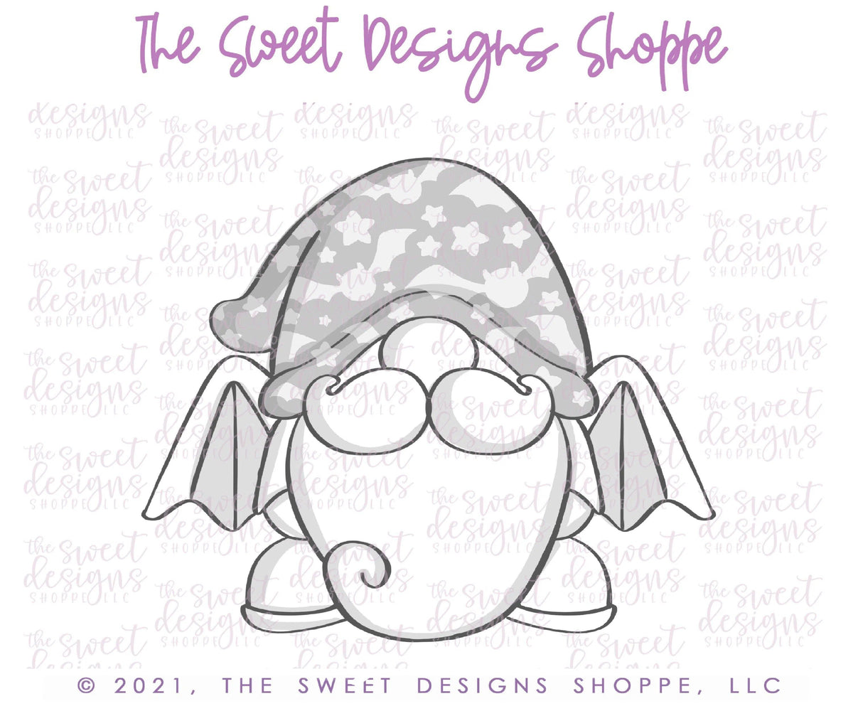 Cookie Cutters - Bat Gnome - Cookie Cutter - The Sweet Designs Shoppe - TSDS - - ALL,Cookie Cutter,halloween,kids,Kids / Fantasy,Promocode,STL