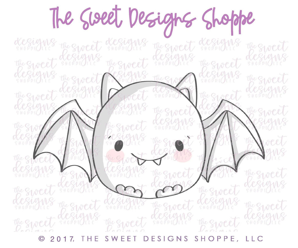 Cookie Cutters - Bat V2 - Cookie Cutter - The Sweet Designs Shoppe - - 2021Top15, ALL, Animal, Animals, Cookie Cutter, Customize, Fall / Halloween, halloween, Promocode