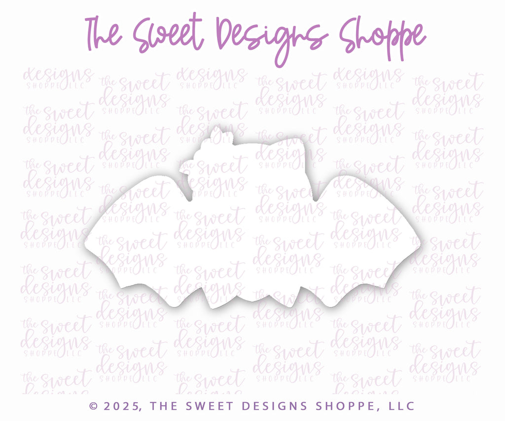 Cookie Cutters - Bat with Bow - Cookie Cutter - The Sweet Designs Shoppe - TSDS - - ALL,Animal,Animals,bat with bow,Cookie Cutter,Ghost,halloween,happy halloween,Promocode,Skull,STL