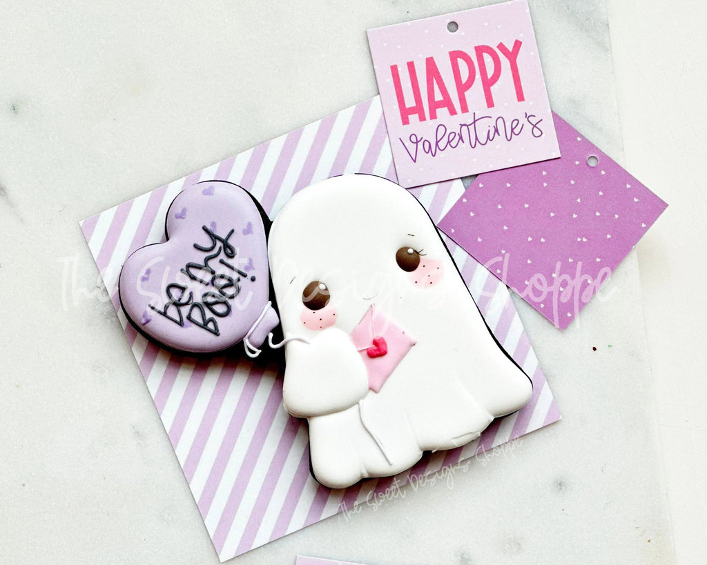 Cookie Cutters - Be my Boo Valentines Ghost - Cookie Cutter - The Sweet Designs Shoppe - TSDS - - ALL,Cookie Cutter,Promocode,STL,valentine,valentines