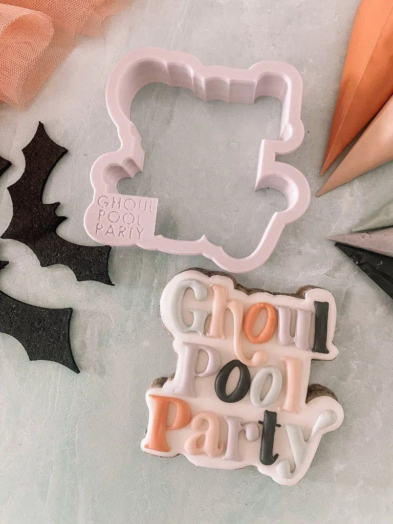 Cookie Cutters - Be Still Bakery Class Cookie Cutters - Ghoul Pool Party Class - Set of 8 Cookie Cutters - Online Class not Included - The Sweet Designs Shoppe - Set of 8 - Cutters ( 5 Regular & 3 MidSize) - ALL, be still bakery, bestillbakery, Cookie Cutter, Fall / Halloween, halloween, Halloween / Fall / Thanksgiving, Halloween set, Halloween Sets, Hamer, Megan Hamer, online, pool party, Promocode, set, sets