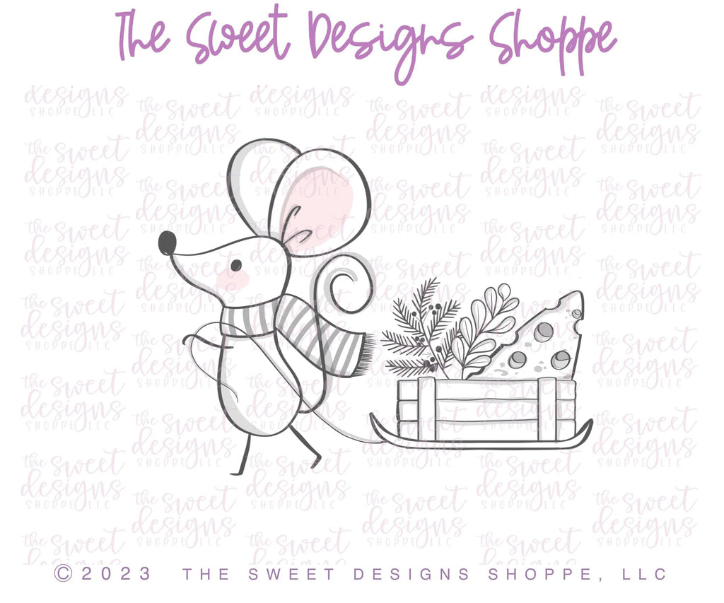 Cookie Cutters - Be Still Bakery Class Cookie Cutters - Merry Mouse-mas Class - Set of 6 Cookie Cutters - Online Class not Included - The Sweet Designs Shoppe - TSDS - - ALL,be still bakery,bestillbakery,Christmas,Christmas / Winter,Christmas Cookies,Christmas Tree,Cookie Cutter,Hamer,Megan Hamer,online,Promocode,set,sets,STL,Winter,Winter classes