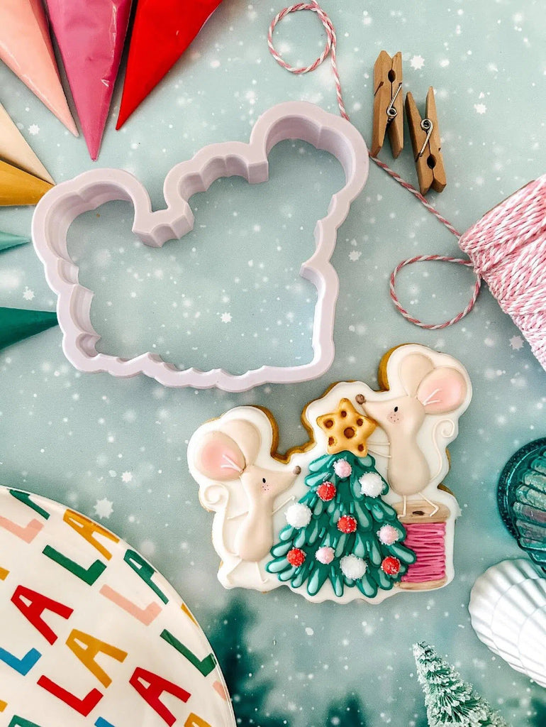 Cookie Cutters - Be Still Bakery Class Cookie Cutters - Merry Mouse-mas Class - Set of 6 Cookie Cutters - Online Class not Included - The Sweet Designs Shoppe - TSDS - - ALL,be still bakery,bestillbakery,Christmas,Christmas / Winter,Christmas Cookies,Christmas Tree,Cookie Cutter,Hamer,Megan Hamer,online,Promocode,set,sets,STL,Winter,Winter classes