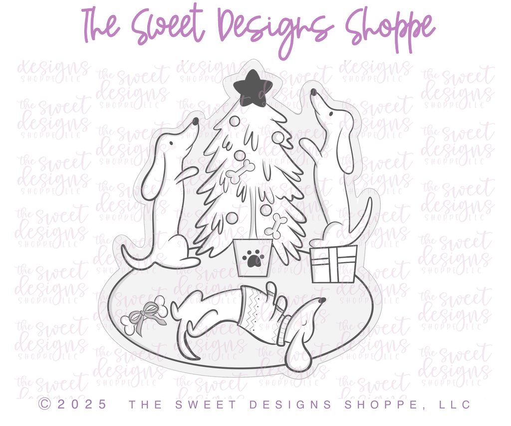 Cookie Cutters - Be Still Bakery Class Cookie Cutters - Walking in a Weenie Wonderland - Set of 9 Cookie Cutters - Online Class not Included - The Sweet Designs Shoppe - TSDS - - ALL,Animals,be still bakery,bestillbakery,Christmas,Christmas / Winter,Christmas Cookies,Cookie Cutter,dachshund,Hamer,Megan Hamer,new,online,Promocode,set,sets,STL,Winter,Winter classes