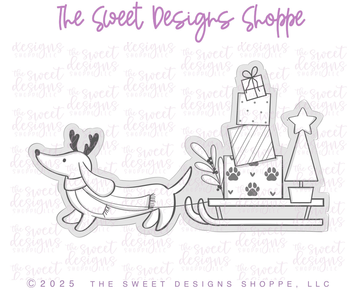 Cookie Cutters - Be Still Bakery Class Cookie Cutters - Walking in a Weenie Wonderland - Set of 9 Cookie Cutters - Online Class not Included - The Sweet Designs Shoppe - TSDS - - ALL,Animals,be still bakery,bestillbakery,Christmas,Christmas / Winter,Christmas Cookies,Cookie Cutter,dachshund,Hamer,Megan Hamer,online,Promocode,set,sets,STL,Winter,Winter classes