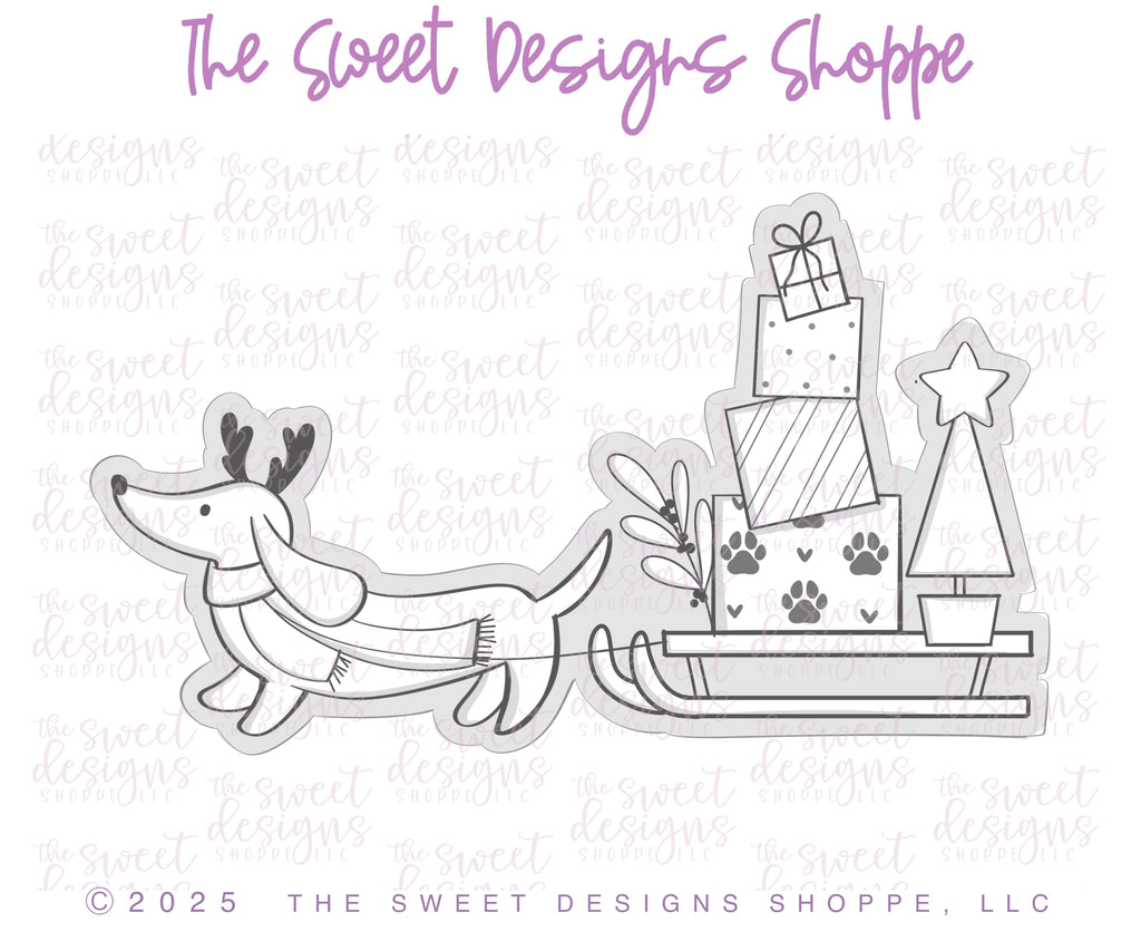 Cookie Cutters - Be Still Bakery Class Cookie Cutters - Walking in a Weenie Wonderland - Set of 9 Cookie Cutters - Online Class not Included - The Sweet Designs Shoppe - TSDS - - ALL,Animals,be still bakery,bestillbakery,Christmas,Christmas / Winter,Christmas Cookies,Cookie Cutter,dachshund,Hamer,Megan Hamer,new,online,Promocode,set,sets,STL,Winter,Winter classes