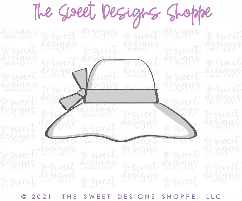 Cookie Cutters - Beach Hat - Cookie Cutter - The Sweet Designs Shoppe - - 4th, 4th July, 4th of July, Accesories, Accessories, accessory, ALL, Clothing / Accessories, Cookie Cutter, Patriotic, Promocode, summer, USA