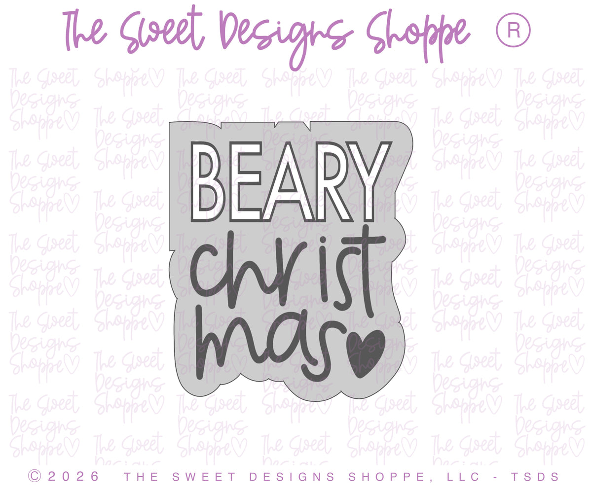 Cookie Cutters - Bear Face Reindeer & Plaque Cookie Cutter Set - Set of 2 - Cookie Cutters - The Sweet Designs Shoppe - TSDS - - ALL,Animal,Animals,Christmas,Christmas / Winter,Cookie Cutter,new,Plaque,Plaques,PLAQUES HANDLETTERING,Promocode,regular sets,Reindeer,reindeer face,Rudolph,set,STL