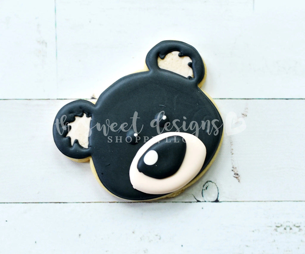 Cookie Cutters - Bear Face v2- Cookie Cutter - The Sweet Designs Shoppe - TSDS - - ALL,Animal,Animals,Animals and Insects,Cookie Cutter,Promocode,STL,Woodland,Zoo