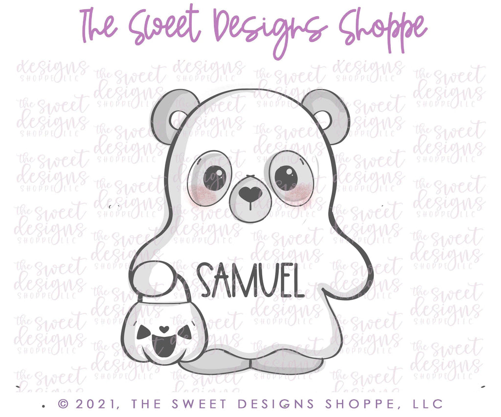 Cookie Cutters - Bear Ghost - Cookie Cutter - The Sweet Designs Shoppe - TSDS - - ALL,Animal,Animals,Animals and Insects,Cookie Cutter,halloween,kids,Kids / Fantasy,Promocode,STL