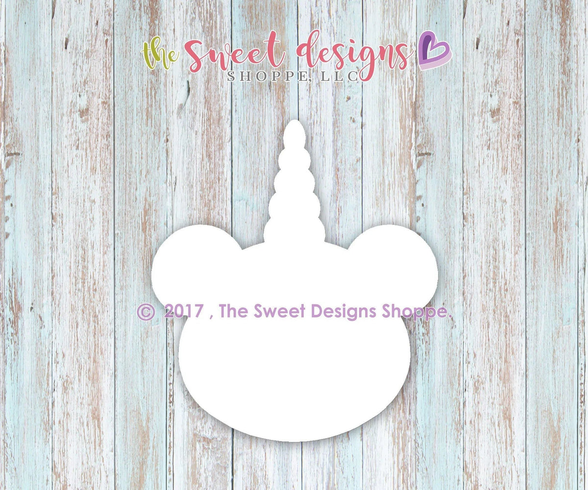 Cookie Cutters - Bear Unicorn v2- Cookie Cutter - The Sweet Designs Shoppe - TSDS - - ALL,Animal,Animals,Birthday,Cookie Cutter,fantasy,Kids / Fantasy,Panda,Pandicorn,Promocode,STL,Unicorn,v2