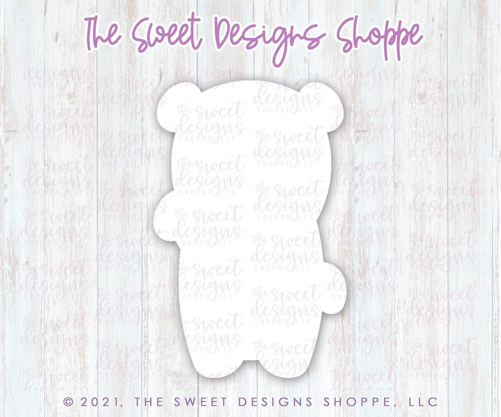 Cookie Cutters - Bear with L - Cookie Cutter - The Sweet Designs Shoppe - - ALL, Animal, Animals, Animals and Insects, Cookie Cutter, Easter, Easter / Spring, Promocode, valentine, valentines