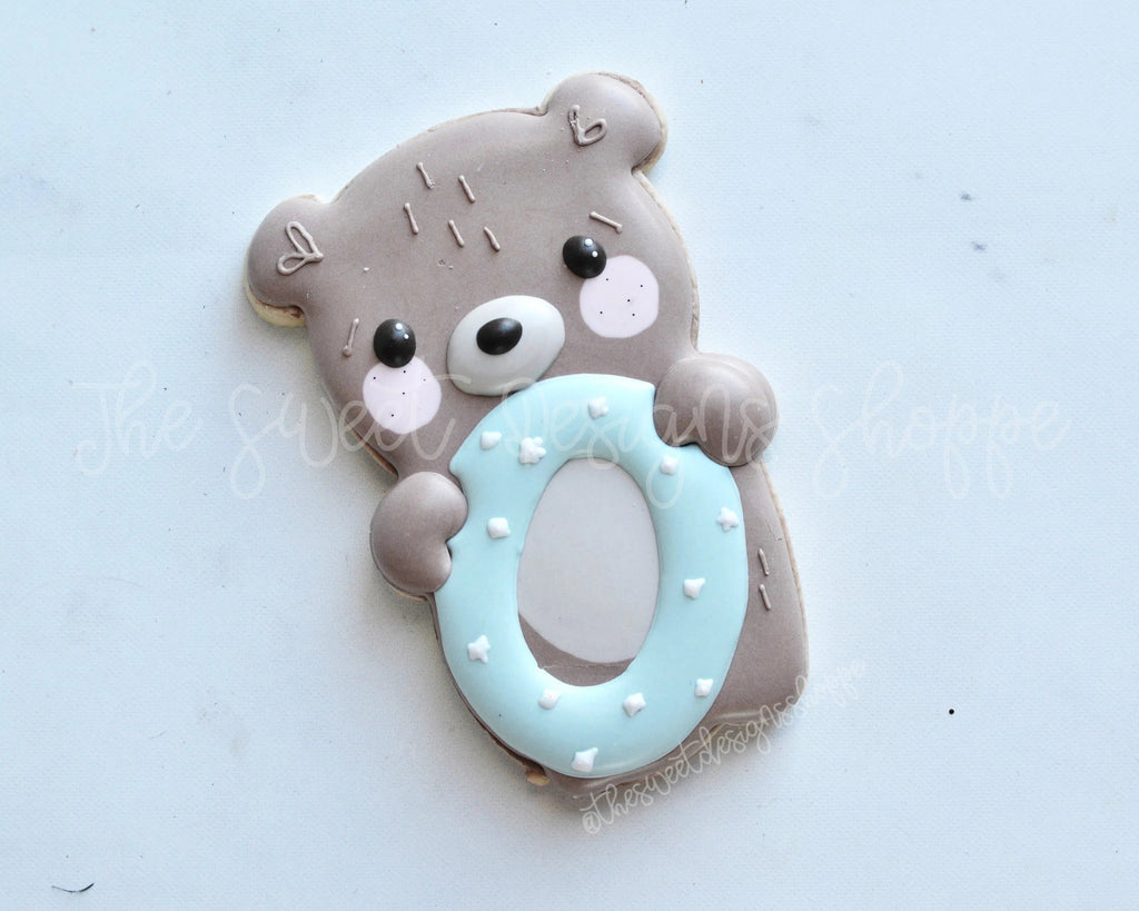 Cookie Cutters - Bear with O - Cookie Cutter - The Sweet Designs Shoppe - TSDS - - ALL,Animal,Animals,Animals and Insects,Cookie Cutter,Easter,Easter / Spring,Promocode,valentine,valentines