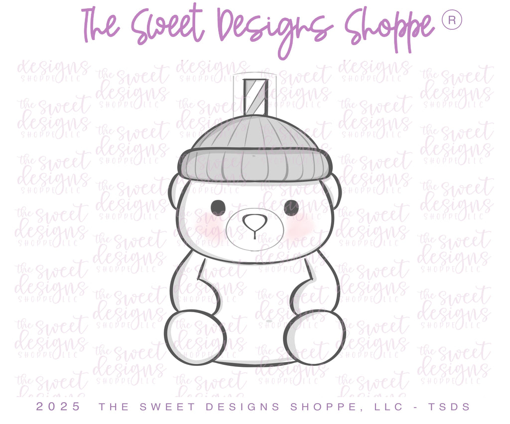 Cookie Cutters - Bearista Bear - Cookie Cutter - The Sweet Designs Shoppe - TSDS - - ALL,Animals,Christmas,Christmas / Winter,Cookie Cutter,drink,Food & Beverages,Food and Beverage,new,Promocode,STL,Teacher,Teacher Appreciation