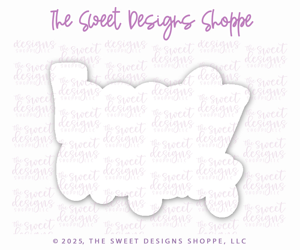 Cookie Cutters - Bearista Bear & Plaque Cookie Cutter Set - Set of 2 - Cookie Cutters - The Sweet Designs Shoppe - TSDS - - ALL,Animal,Animals,Animals and Insects,Christmas,Christmas / Winter,Cookie Cutter,new,Plaque,Plaques,PLAQUES HANDLETTERING,Promocode,regular sets,set,STL