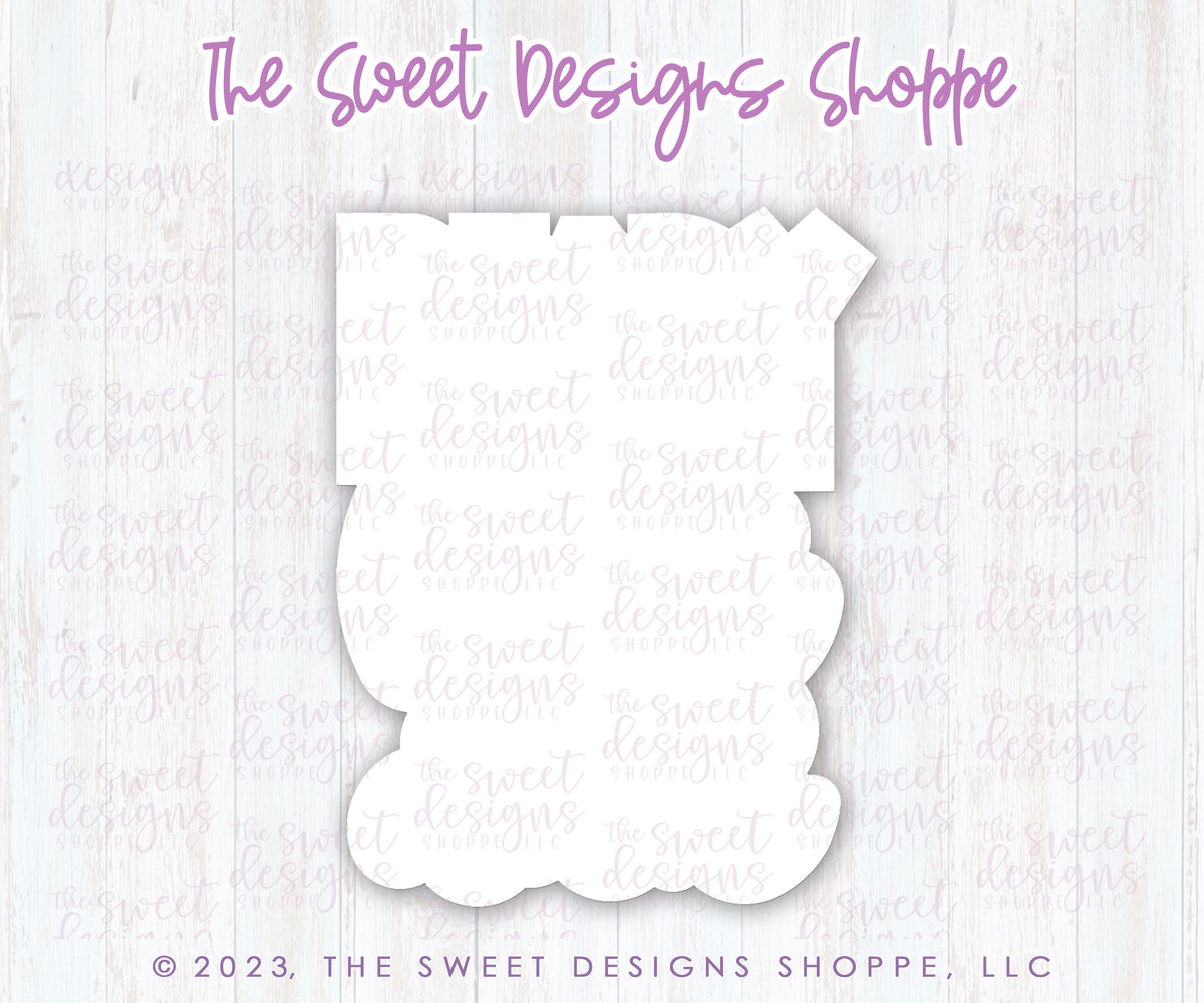 Cookie Cutters - Beary Best DAD Cookie Cutters Set - Set of 2 - Cookie Cutters - The Sweet Designs Shoppe - TSDS - - ALL,Animal,Animals,Animals and Insects,Cookie Cutter,dad,Father,father's day,grandfather,Lady MilkStache,LadyMilkStache,Lettering,Mini Sets,Plaque,Plaques,PLAQUES HANDLETTERING,Promocode,regular sets,set,STL,text