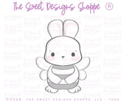 Cookie Cutters - Bee Bunny - Cookie Cutter - The Sweet Designs Shoppe - TSDS - - ALL,Animal,Animals,Animals and Insects,Baby / Kids,Cookie Cutter,Easter,Easter / Spring,kids,Kids / Fantasy,Promocode,STL