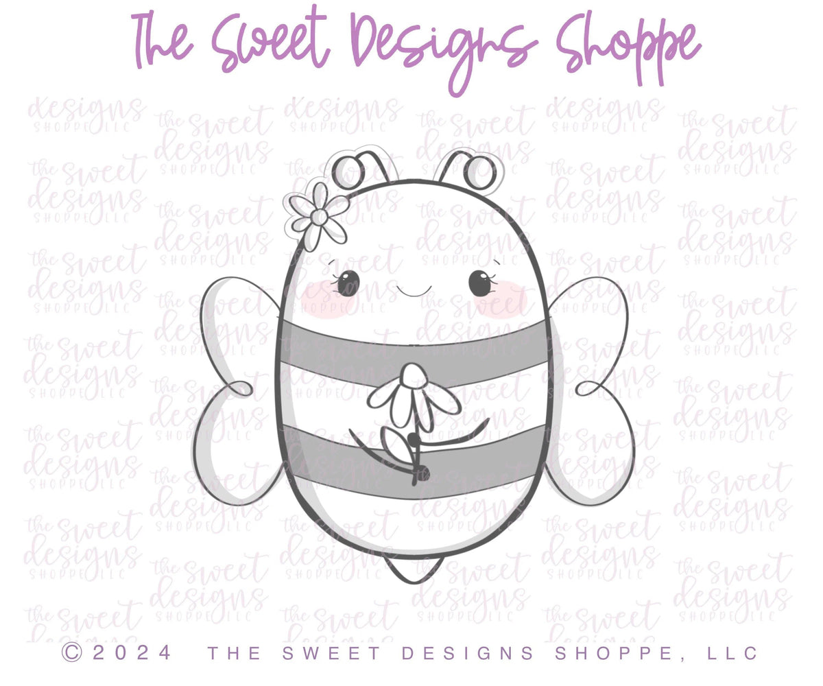 Cookie Cutters - BEE-ST Bee - Cookie Cutter - The Sweet Designs Shoppe - TSDS - - ALL,Animal,Animals,Animals and Insects,Cookie Cutter,Easter / Spring,MOM,mother,Mothers Day,Promocode,Spring,STL,valentine,valentines