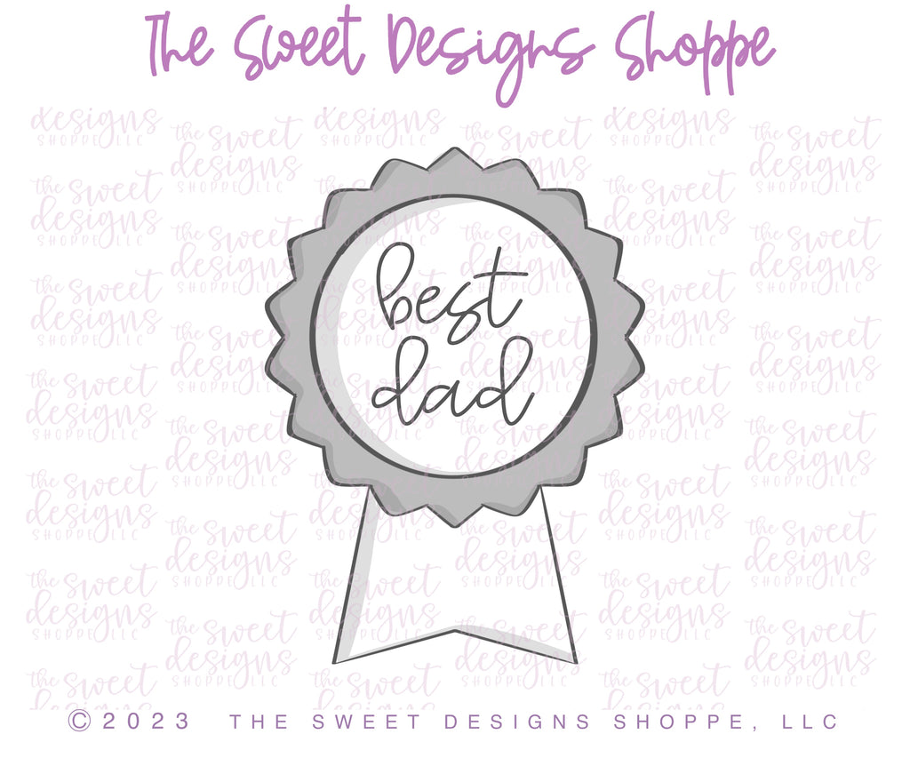 Cookie Cutters - Best Dad AWARDS Set - Set of 4 - Cookie Cutters - The Sweet Designs Shoppe - TSDS - - Accesories,Accessories,accessory,ALL,award,Clothing / Accessories,Cookie Cutter,dad,Father,Fathers Day,grandfather,Mini Sets,Promocode,regular sets,Retro,set,sport,sports,STL,winner