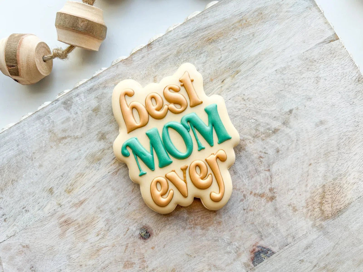 Cookie Cutters - Best Mom Ever Groovy Set - Set of 4 - Cookie Cutters - The Sweet Designs Shoppe - TSDS - - ALL,Cookie Cutter,groovy,Mini Sets,MOM,mother,Mothers Day,Promocode,regular sets,set