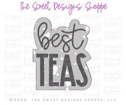 Cookie Cutters - BestTEAS Set - Set of 2 - Cookie Cutters - The Sweet Designs Shoppe - TSDS - - ALL,Cookie Cutter,Food,Food beverages,Fruits and Vegetables,Mini Sets,Plaque,Plaques,PLAQUES HANDLETTERING,Promocode,regular sets,set,valentine,valentines,Vegetable