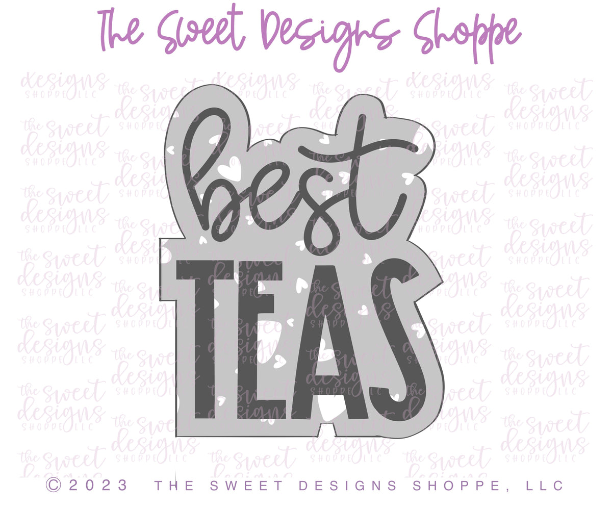 Cookie Cutters - BestTEAS Set - Set of 2 - Cookie Cutters - The Sweet Designs Shoppe - TSDS - - ALL,Cookie Cutter,Food,Food beverages,Fruits and Vegetables,Mini Sets,Plaque,Plaques,PLAQUES HANDLETTERING,Promocode,regular sets,set,valentine,valentines,Vegetable