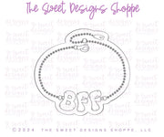 Cookie Cutters - BFF Bubble Necklace - Cookie Cutter - The Sweet Designs Shoppe - TSDS - - ALL,Best Friends Forever,Cookie Cutter,friends,Frienship,galentine,Galentines,Plaque,PLAQUES HANDLETTERING,Promocode,STL,valentine,Valentines,valentines friends
