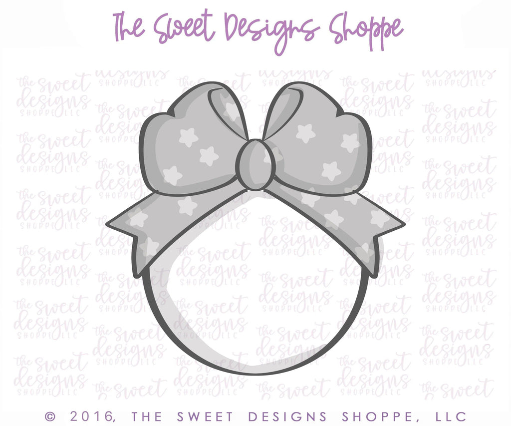 Cookie Cutters - Big Bow Jingle Bell / Ornament v2- Cookie Cutter - The Sweet Designs Shoppe - - ALL, Christmas, Christmas / Winter, Cookie Cutter, Decoration, Ornament, Promocode, Winter