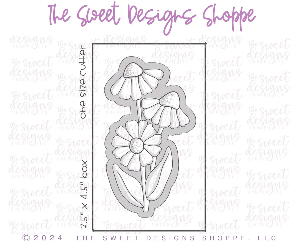 Cookie Cutters - Big Daisies Bundle - Cookie Cutter - The Sweet Designs Shoppe - TSDS - - ALL,Cookie Cutter,Daisy,Easter,Easter / Spring,Flower,Flowers,Leaves and Flowers,MOM,mother,Mothers Day,Nature,Promocode,STL,Trees Leaves and Flowers,valentine,valentines,Wedding,Woodlands Leaves and Flowers