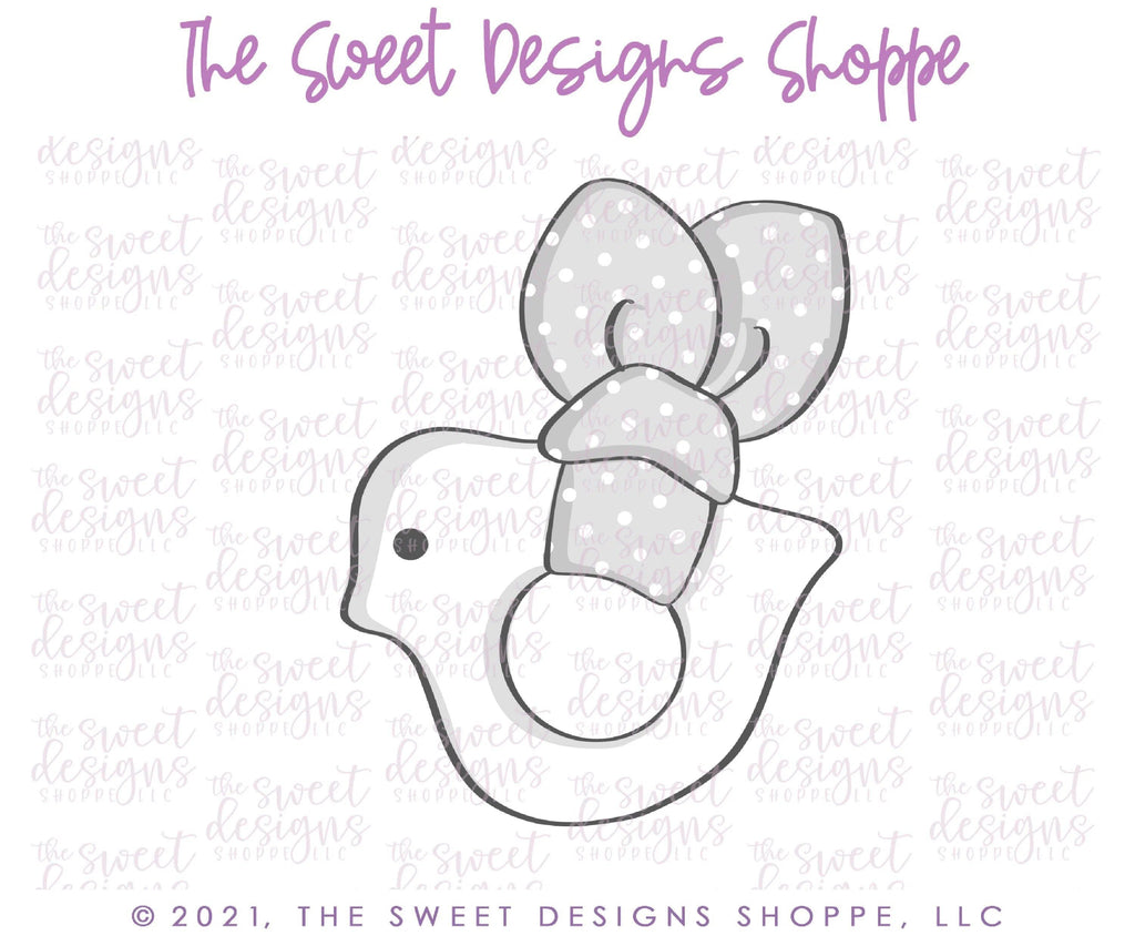 Cookie Cutters - Bird Baby Teether- Cookie Cutter - The Sweet Designs Shoppe - - Accesories, Accessories, accessory, ALL, Baby, Baby / Kids, Baby Bib, baby toys, Cookie Cutter, kids, Kids / Fantasy, Promocode, toy, toys