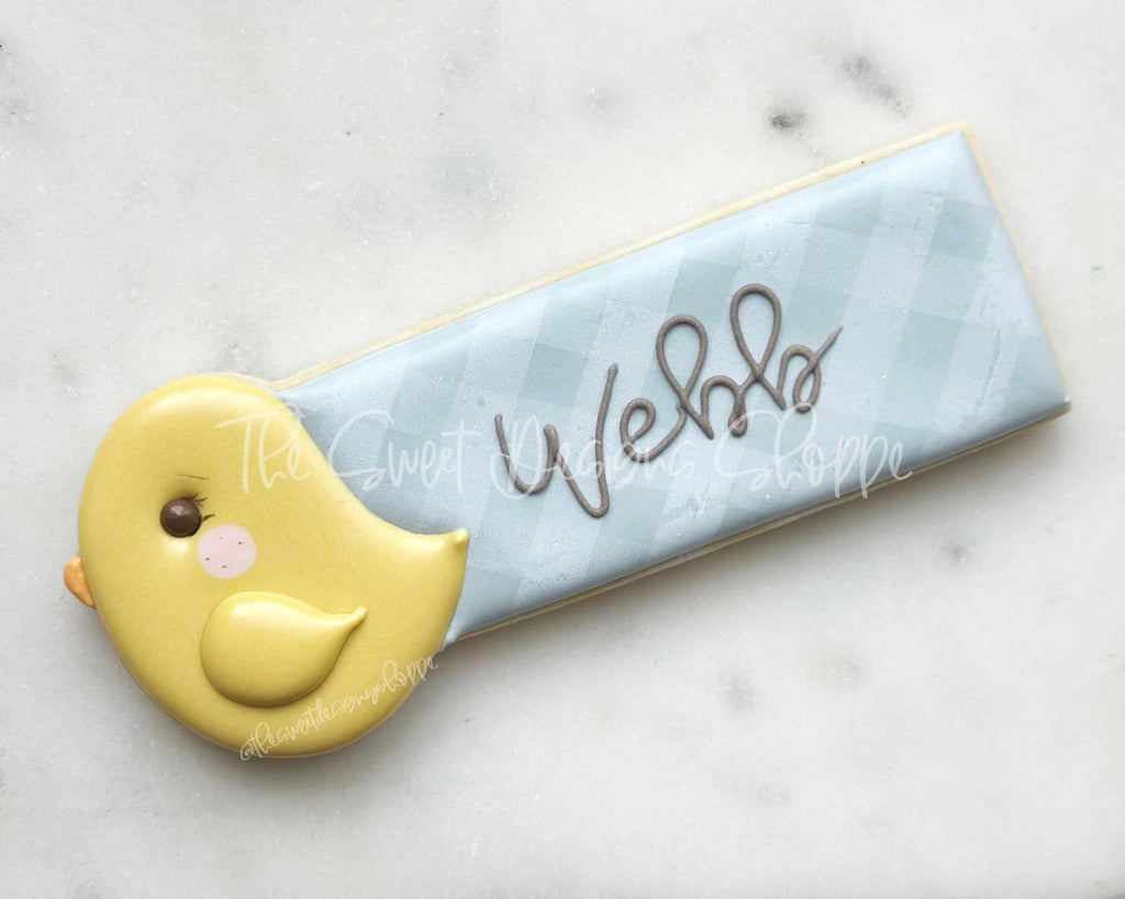 Cookie Cutters - Bird Tag - Cookie Cutter - The Sweet Designs Shoppe - TSDS - - ALL,Animal,Animals,Cookie Cutter,Easter,Easter / Spring,Nature,Plaque,Plaques,PLAQUES HANDLETTERING,Promocode