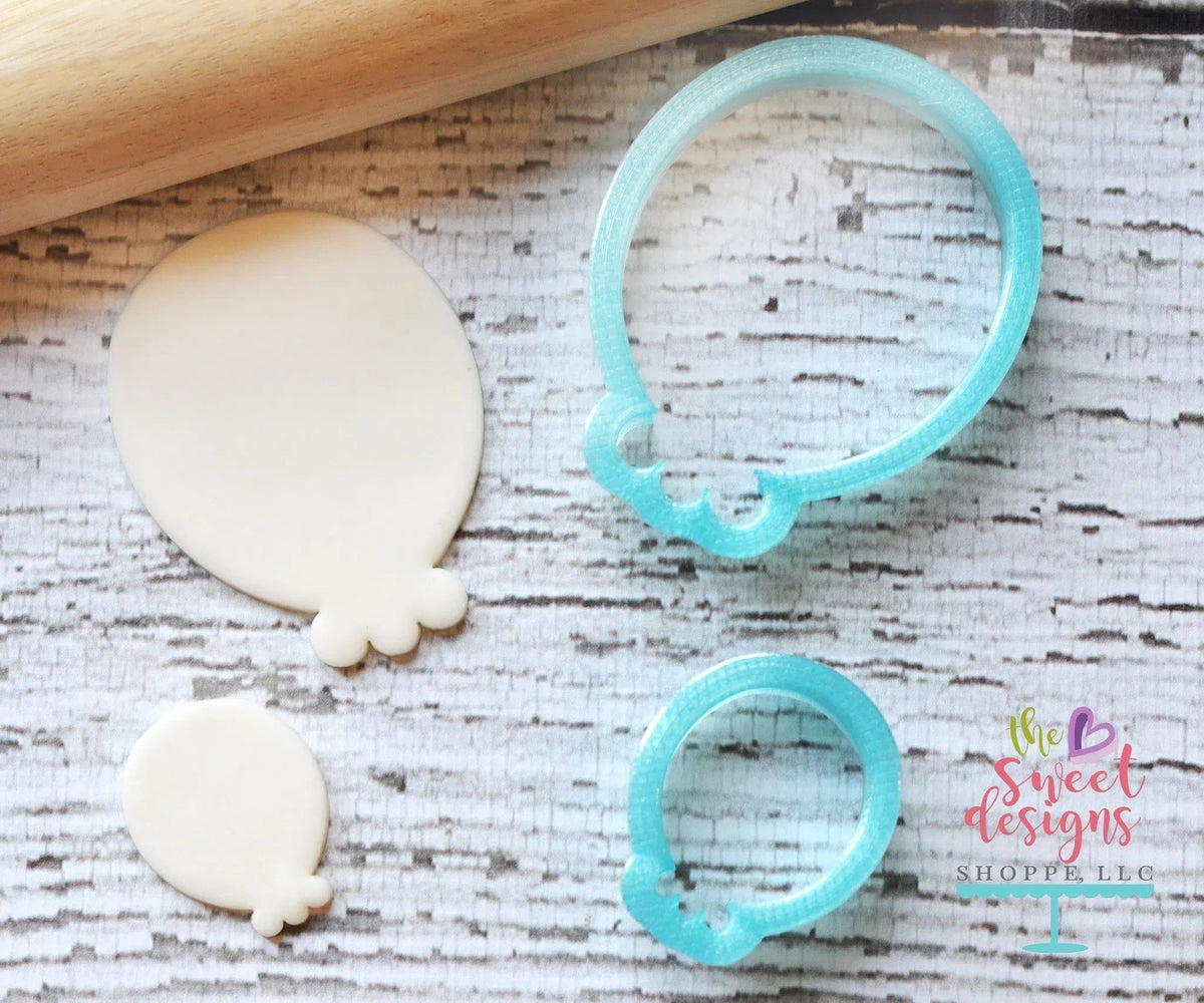 Cookie Cutters - Birthday Balloon v2- Cookie Cutter - The Sweet Designs Shoppe - TSDS - - 4th,4th July,4th of July,ALL,Balloon,Birthday,celebration,Cookie Cutter,fourth of July,Independence,Party,Patriotic,Patriotric,Promocode,STL,USA