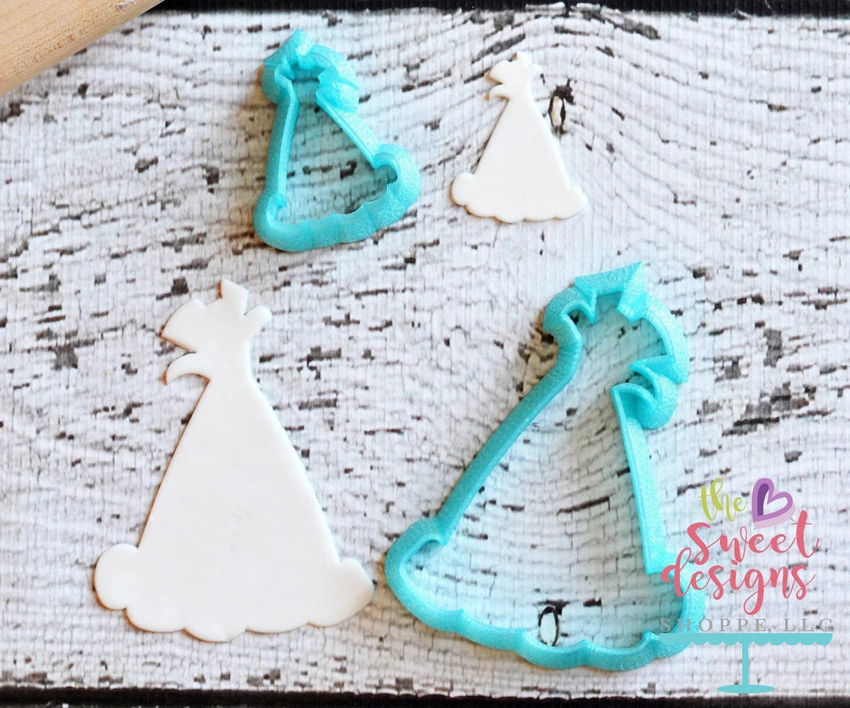 Cookie Cutters - Birthday Hat Two v2- Cookie Cutter - The Sweet Designs Shoppe - TSDS - - ALL,Birthday,Birthday Hat,Cookie Cutter,Hat,Party,Promocode,STL