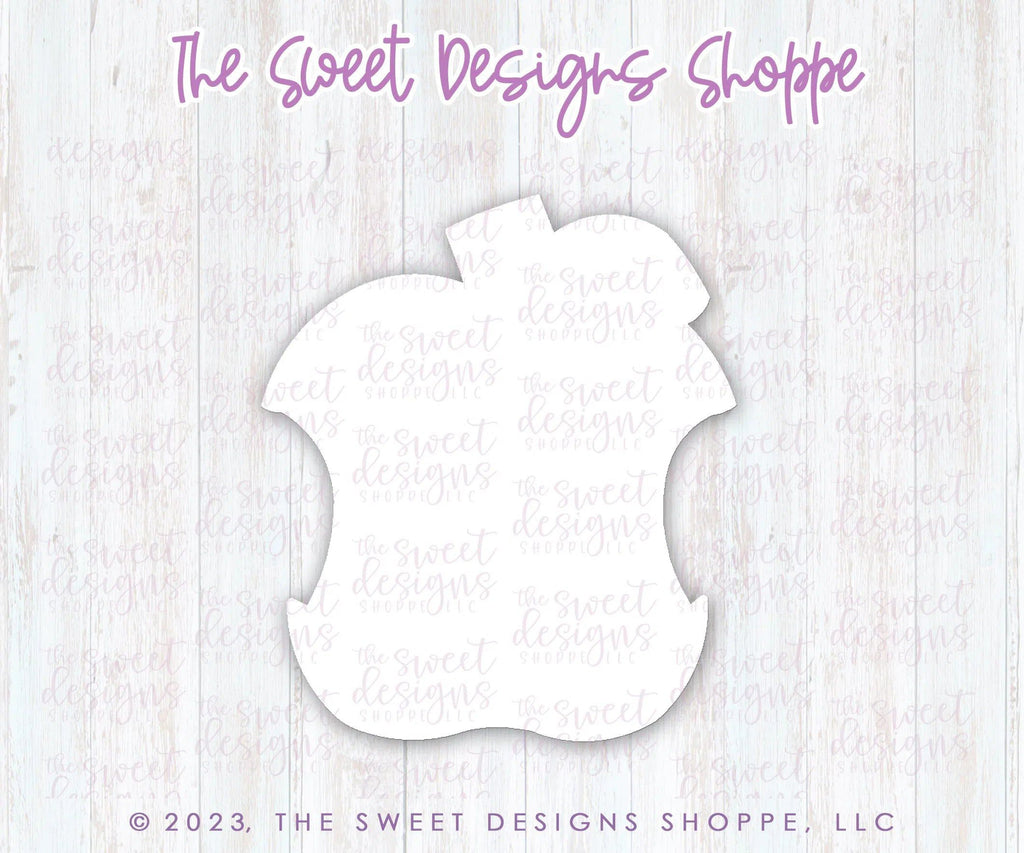 Cookie Cutters - Bitten Apple with Love - Cookie Cutter - The Sweet Designs Shoppe - - ALL, back to school, Cookie Cutter, Food, Food and Beverage, Food beverages, fruits, Fruits and Vegetables, Grad, graduations, Plaque, Plaques, Promocode, School, School / Graduation, School Bus, school supplies, teacher, teacher appreciation