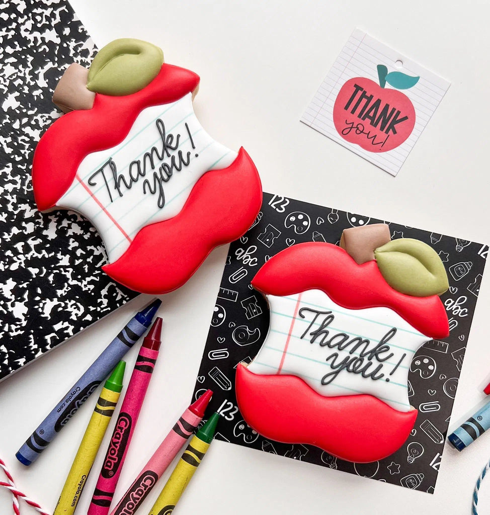 Cookie Cutters - Bitten Apple with Love - Cookie Cutter - The Sweet Designs Shoppe - TSDS - - ALL,back to school,Cookie Cutter,Food,Food and Beverage,Food beverages,fruits,Fruits and Vegetables,Grad,graduations,Plaque,Plaques,Promocode,School,School / Graduation,School Bus,school supplies,STL,teacher,teacher appreciation