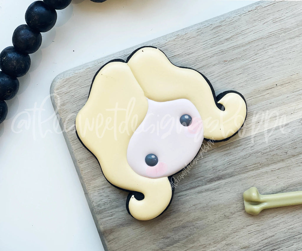 Cookie Cutters - Blonde Witch Face - Cookie Cutter - Sweet Designs Shoppe - - ALL, Cookie Cutter, halloween, kids, Kids / Fantasy, Promocode, wobble