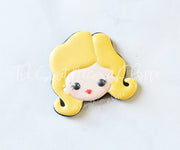 Cookie Cutters - Blonde Witch Face - Cookie Cutter - The Sweet Designs Shoppe - TSDS - - ALL,Cookie Cutter,halloween,kids,Kids / Fantasy,Promocode,STL,wobble