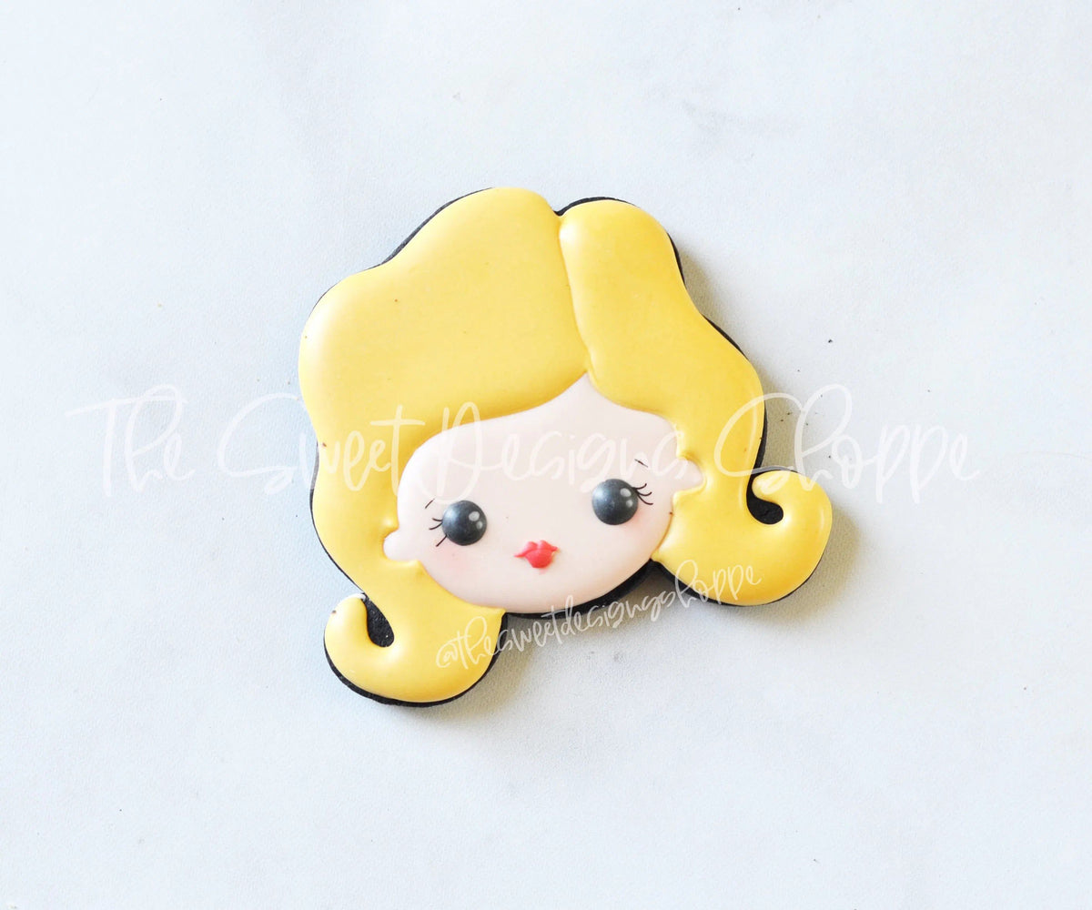 Cookie Cutters - Blonde Witch Face - Cookie Cutter - The Sweet Designs Shoppe - TSDS - - ALL,Cookie Cutter,halloween,kids,Kids / Fantasy,Promocode,STL,wobble
