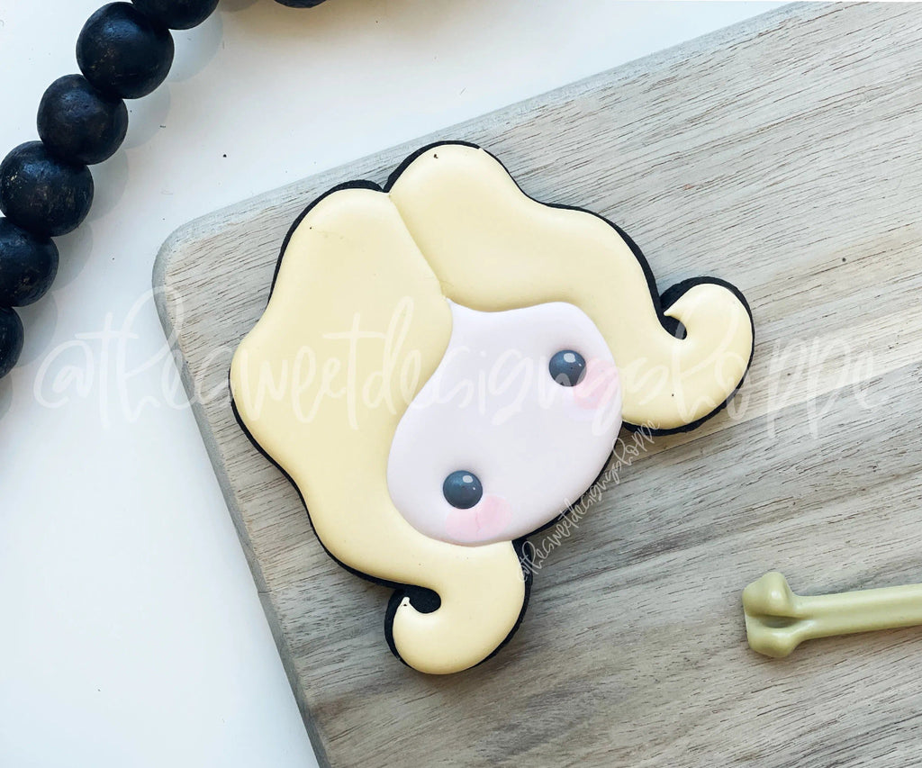 Cookie Cutters - Blonde Witch Face - Cookie Cutter - The Sweet Designs Shoppe - TSDS - - ALL,Cookie Cutter,halloween,kids,Kids / Fantasy,Promocode,wobble