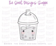 Cookie Cutters - Bobba Tea with Lid - Cookie Cutter - The Sweet Designs Shoppe - TSDS - - ALL,bobba tea,Cookie Cutter,Food,Food & Beverages,Food and Beverage,Promocode,tea,Valentines