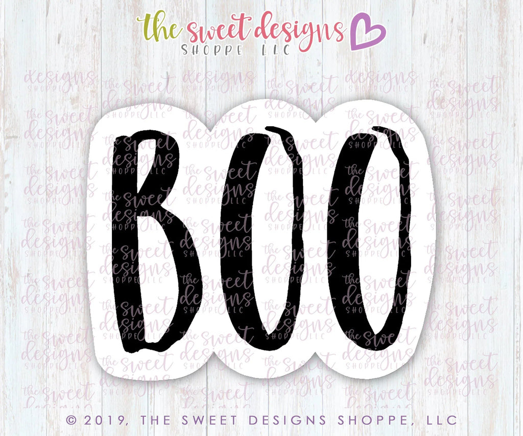 Cookie Cutters - BOO 2019 - Cutter - Sweet Designs Shoppe - - ALL, Cookie Cutter, Fall / Halloween, Halloween, halloween 2019, handlettering, Plaque, Plaques, PLAQUES HANDLETTERING, Promocode