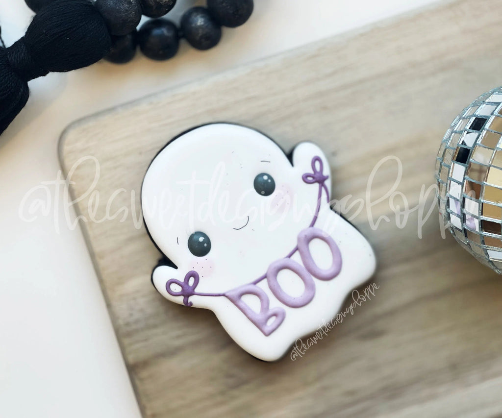 Cookie Cutters - BOO 2022 Ghost - Cookie Cutter - Sweet Designs Shoppe - - ALL, Boo, Cookie Cutter, Ghost, halloween, Promocode