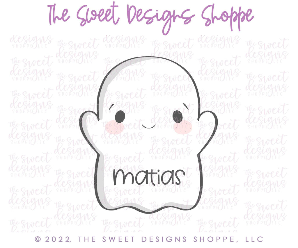 Cookie Cutters - BOO 2022 Ghost - Cookie Cutter - The Sweet Designs Shoppe - - ALL, Boo, Cookie Cutter, Ghost, halloween, Promocode